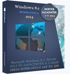 Microsoft Windows 8.1 Server 2012 R2 DATACENTER 6.3.9600.16610.WINB… 8.1 — сборка ОС (2012)