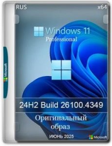 Windows 11 Pro 24H2 Build 26100.4349 Full Июнь 2025