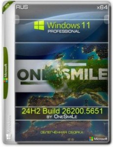Windows 11 Pro by OneSmiLe 24H2 build 26200.5651